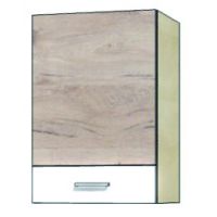 FADOME - ECONO Szafka ECO-33G Kuchenna | 50 cm | Górna | Korpus sonoma | Okucia Basic