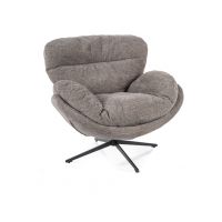 SIGNAL - FLORENCE RAVEN Fotel | Tkanina Raven Szary 07 | z MR