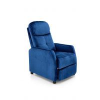 HALMAR - FELIPE 2 Fotel rozkładany | granatowy
