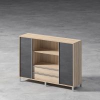 BIURO SERWIS - H-BOX Szafa H-114 | front - płyta meblowa