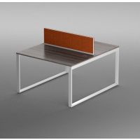 BIURO SERWIS - INTELLI Biurko I-213 | Na Stelażu Metalowym | 120x140 cm