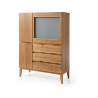 UNIMEBEL - IMPRESJA COLLECTION Komoda Przeszklona J-9