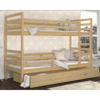 AJK meble - JACEK Łóżko piętrowe 2-osobowe z szufladą 160x80cm