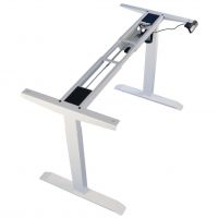 STEMA - UT01N-2T Stelaż | Elektrycznie Podnoszony | Jednosilnikowy | Wysokość 70-118 cm | Biały