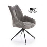 HALMAR - K553 Krzesło | Obrót siedziska | popielaty