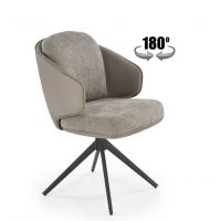 HALMAR - K554 Krzesło | Obrót siedziska | popielaty-jasny popielaty