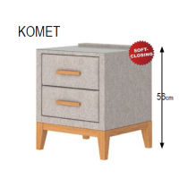MEBLE BEST - KOMET Szafka nocna | Led