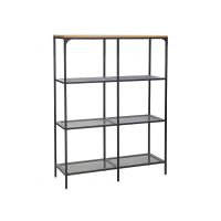 SIGNAL - LEX A Regał | Dąb | Czarny