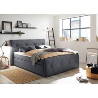 MEBLE BEST - Łóżko Kontynentalne Vista Megacomfort z tradycyjnym pojemnikiem na pościel 180x200