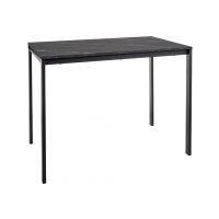 SIGNAL - MARIO Stół 100x60 cm | Czarny efekt marmuru | czarny | DOSTĘPNY OD RĘKI