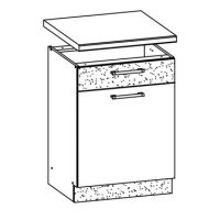 LIVEO - MODENA Szafka MD16/D60S1 | Dolna 60 | 1 drzwi 1 szuflada | Bez blatu