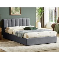 SIGNAL - MONTREAL Velvet Łóżko 120x200 | Szary 192