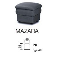 Meblomak - MAZARA Pufa kwadratowa