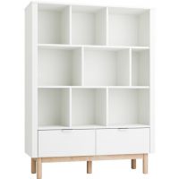 PINIO - MILOO Regał Duży | Biały