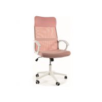 SIGNAL - Q-026 Fotel obrotowy | Różowy