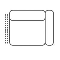 FENIKS MEBLE - PESARO Fotel 1R z prawym bokiem