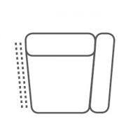 FENIKS MEBLE - PESARO Fotel 1TR trapez z prawym bokiem