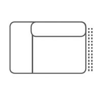 FENIKS MEBLE - PESARO Otomana OTMLBOX mała lewa z pojemnikiem