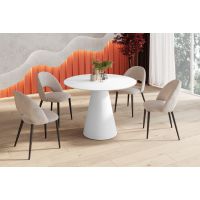 HUBERTUS - PINETO Stół 100 | Biały mat