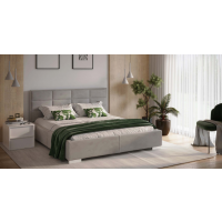 Forte - POMOZA Łóżko tapicerowane 160x200 z pojemnikiem | LTPOM16P
