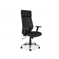 SIGNAL - Q-211 Fotel Obrotowy | Czarny