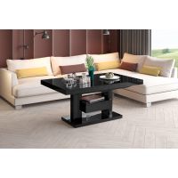 HUBERTUS - QUADRO MAX Ławostół | Czarny połysk