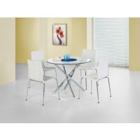 HALMAR - RAYMOND Stół | Szkło | Chrom