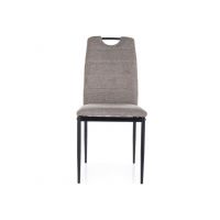 SIGNAL - RIP BREGO Krzesło | Tkanina Brego Beż 34 | Stelaż Czarny mat
