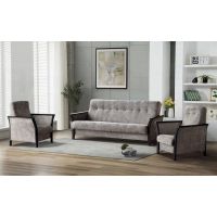 Mars Meble - ROKO ZESTAW WYPOCZYNKOWY 3+1+1 | CAPPUCCINO | PROMOCJA