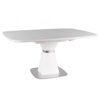 SIGNAL - SATURN Stół 120x120-160cm | Biały mat | DOSTĘPNY OD RĘKI