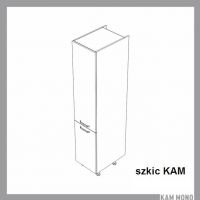 KAM - KAMMONO Szafka SD...D2/71 | MN 40-60 | Słupek do szafek wiszących W/71 | 2 drzwi | Front frezowany