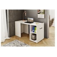 HELVETIA MEBLE WIERUSZÓW - SMART Biurko wysuwane 2497LV03 | Laminat | Biały