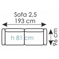 AEK - ROMA SOFA 2.5 - OSOBOWA BEZ FUNKCJI