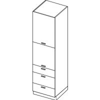 LAYMAN - ITALIA Słupek SPD 6/3 2137 | Akryl | 2 drzwi 3 szuflady