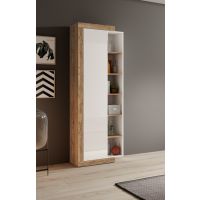 HELVETIA MEBLE WIERUSZÓW - SINTRA Witryna 24BSKS05 | 1 drzwi + półki