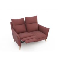 Bydgoskie Meble - INES Sofa 2 HB 1RF (man) L | Z wysokim oparciem i relaksem manualnym strona lewa | INKA