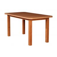 Meblarz - STÓŁ LAMINAT | Blat zaowalony | 150x80+40 | Nogi proste