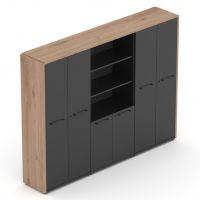 MASSONI - EXO Szafa ubraniowo-aktowa EXS 5245 UA | 245,6,6x43x183,5h cm | 5OH