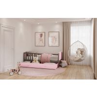 AJK meble - TAMI MDF P Łóżko parterowe 1-osobowe z szufladą 190x80cm