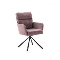 MC AKCENT - UTICA Krzesło | Nogi skośne | Obrót siedziska | Tkanina typu szenil Malina | UT4S08HI
