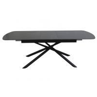 SIGNAL - VECTOR 160 Stół rozkładany 90x160-200x76h | Czarny