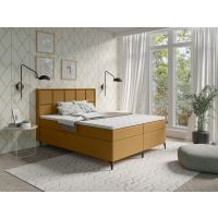 STOLLECH - VENICE Pocket Łóżko kontynentalne z pojemnikiem ( sprężyny kieszeniowe 7-strefowe) | 140/200