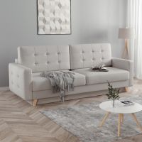 Mars Meble - VEGAS Kanapa z funkcją i pojemnikiem | CREME - VELO 622 | PROMOCJA