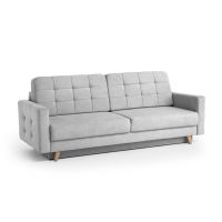 Mars Meble - VEGAS Kanapa z funkcją i pojemnikiem | LIGHT GREY - VELO 632 | PROMOCJA