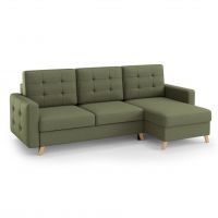 Mars Meble - VEGAS GREEN Narożnik z funkcją i pojemnikiem | VELO 629 | PROMOCJA