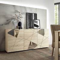 MC AKCENT - VITTORIA Komoda | 3 drzwi | laminat dąb sonoma | 201550-05