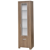 Meblarz - VIVA Szafa V Prawa (opcjonalnie szklane półki z oświetleniem LED)