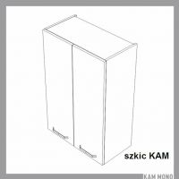 KAM - KAMMONO Szafka WS.../90 | MN 60-80 | Górna | Szafka z suszarką | 2-drzwi | Front nowoczesny P4