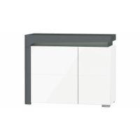 Restol - THEA WHITE Komoda WHK-2 biały połysk