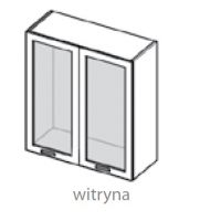 LAYMAN - NAVIA Szafka WW 6/72 2D kuchenna 60 cm witryna górna